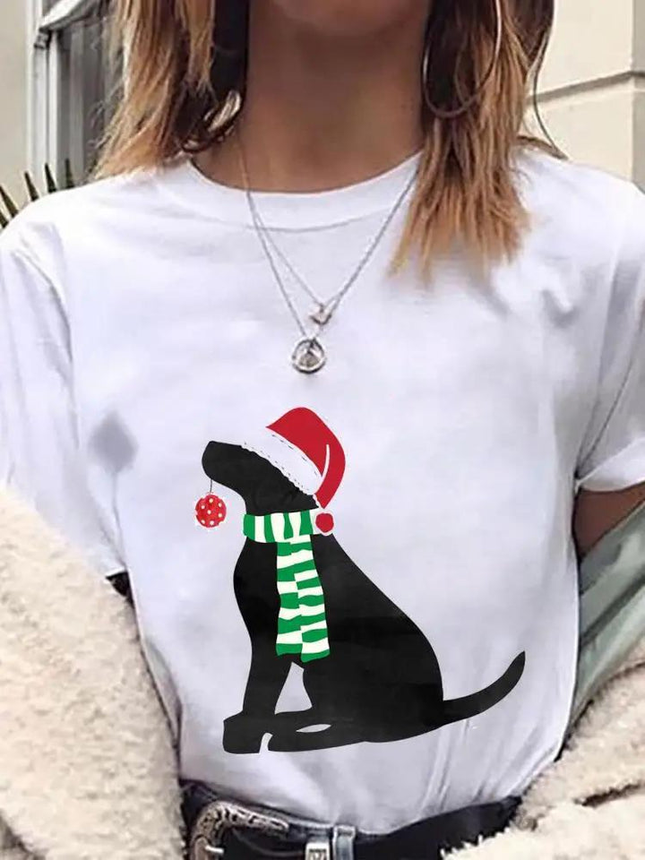 Mune | Christmas Round Neck Short Sleeve Shirt