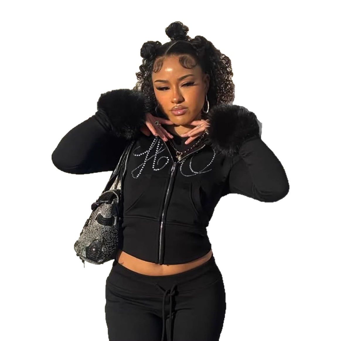 Women's High-Waisted Bootcut Jersey Pants with Wide Flare Leg and Drawstring Waist Mune Fashion