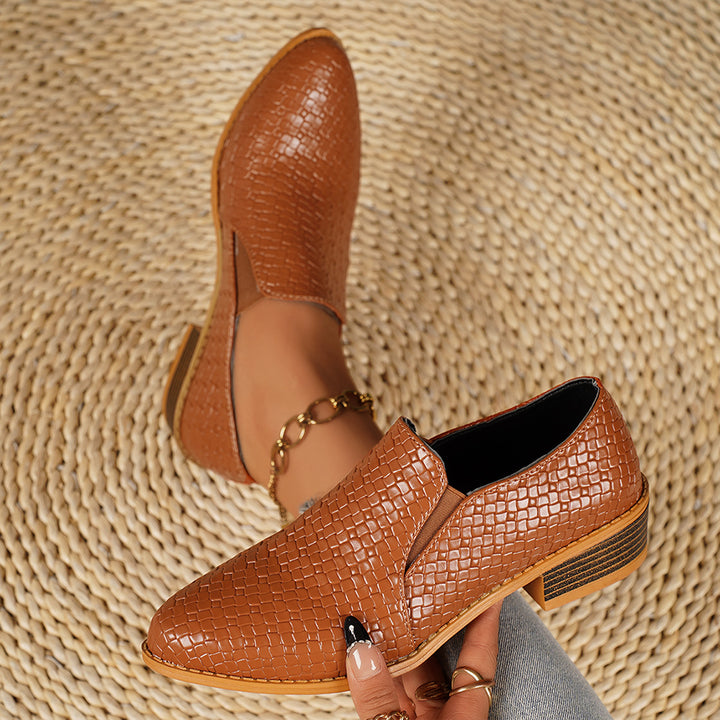 Ladies Elegant Slipper with Structure Design Mune Fashion