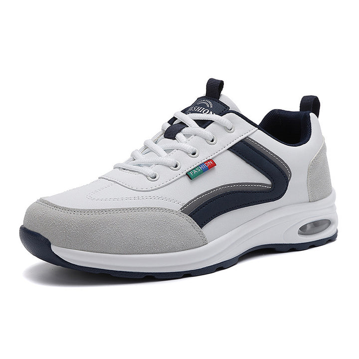 Men's urban sneaker with visible air cushion midsole, shock-absorbing cushioning foam sole and reflective accents Mune Fashion