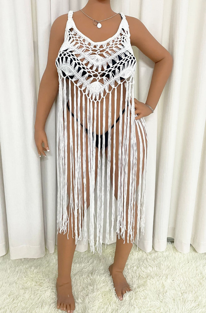 Women's Fringe Beach Poncho Mune Fashion