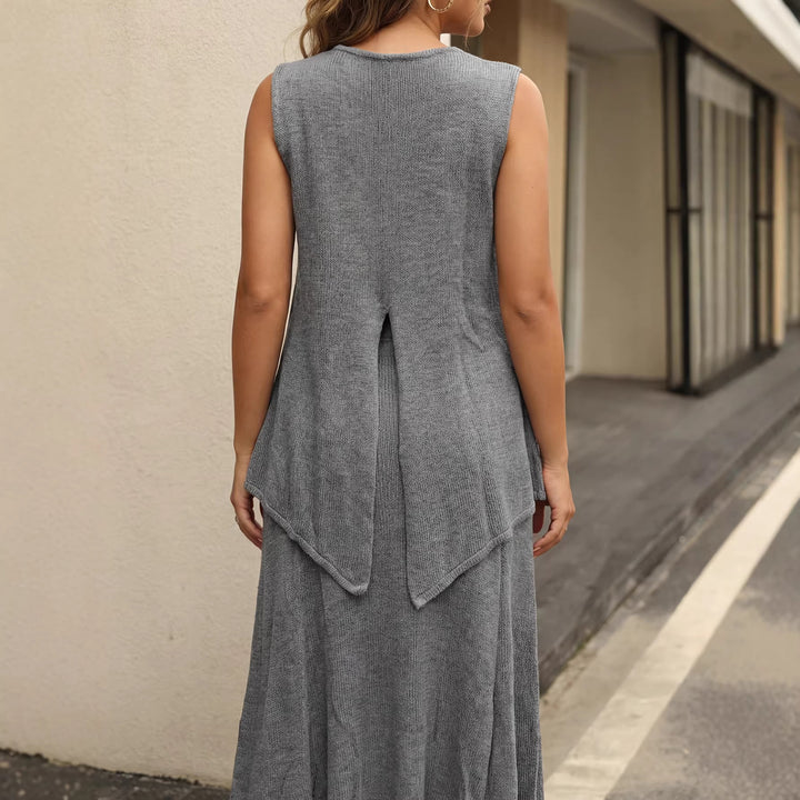 Women's casual dress made of lightweight knit material Mune Fashion