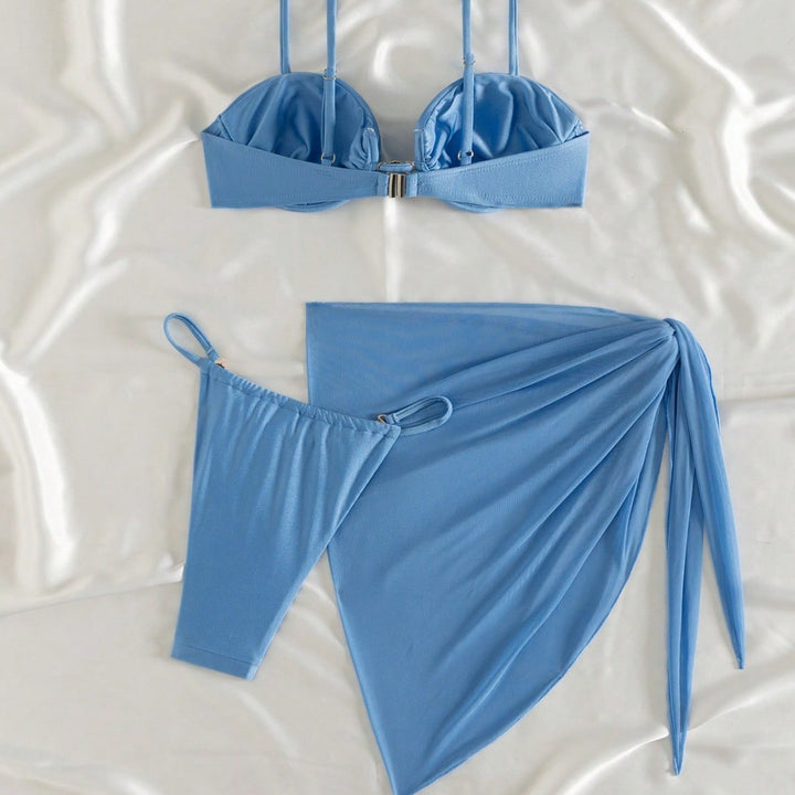 Ladies Balconette Bikini with Overlay Mune Fashion