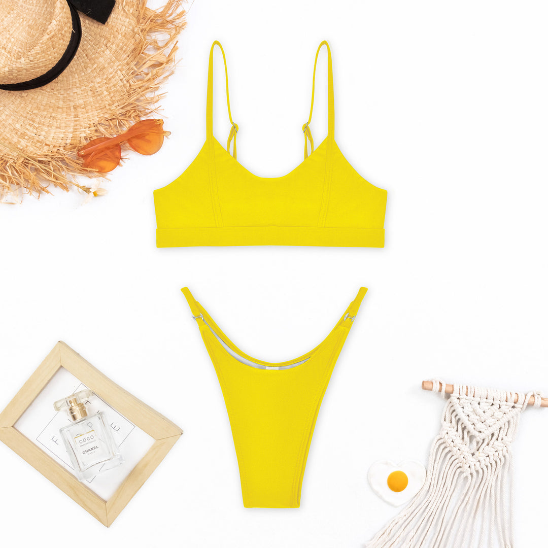 Ladies Sporty Bikini with Feminine Straps Mune Fashion