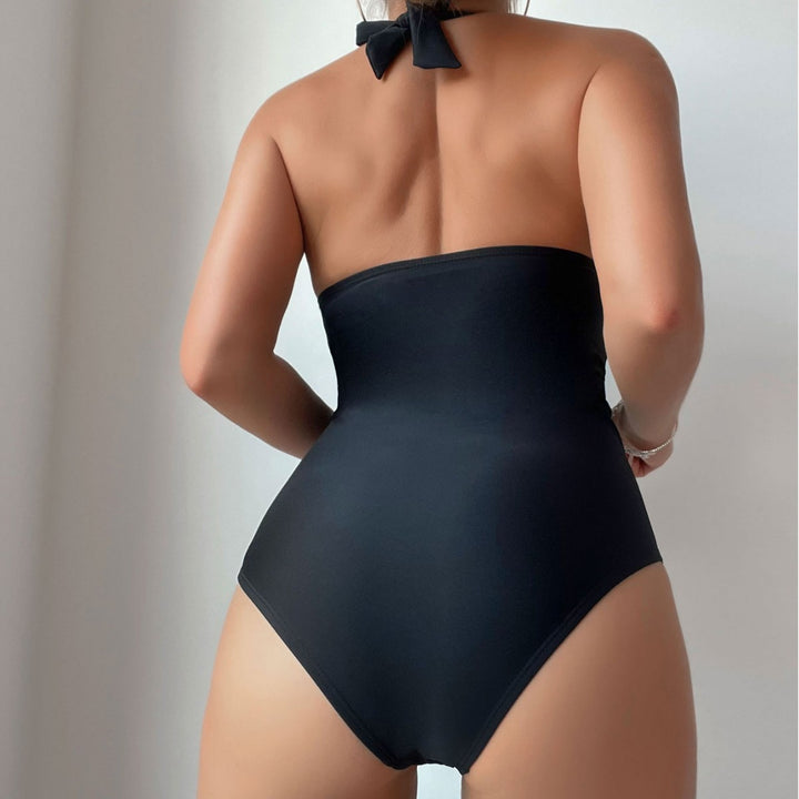Women's sporty monokini with transparent inserts Mune Fashion