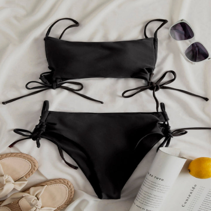 Women's bandeau bikini with sophisticated ties Mune Fashion
