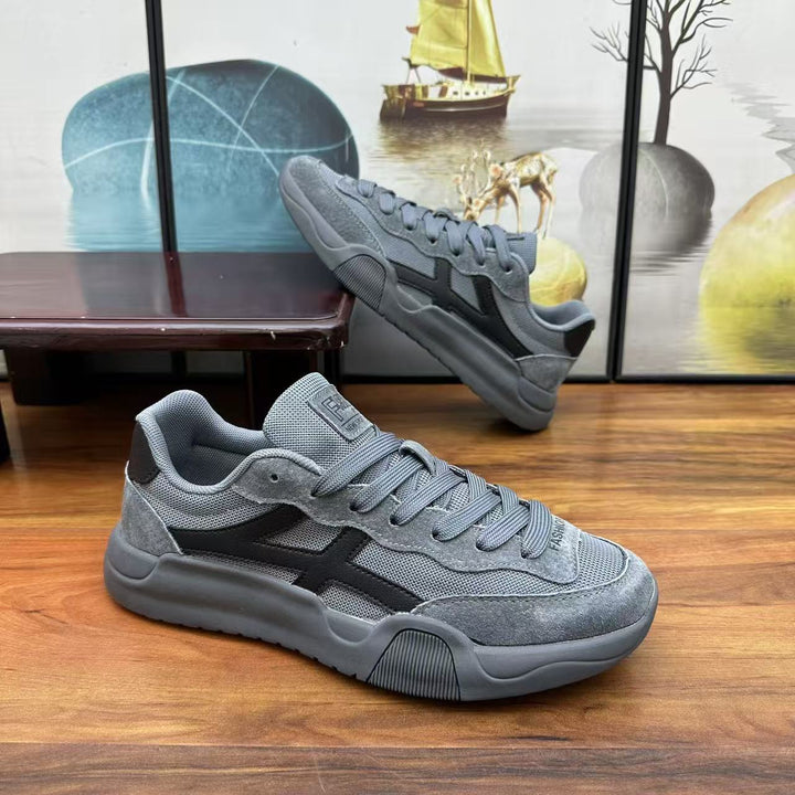 Men's Urban Casual Sneaker made of suede and mesh mix with ergonomic cushioning sole Mune Fashion