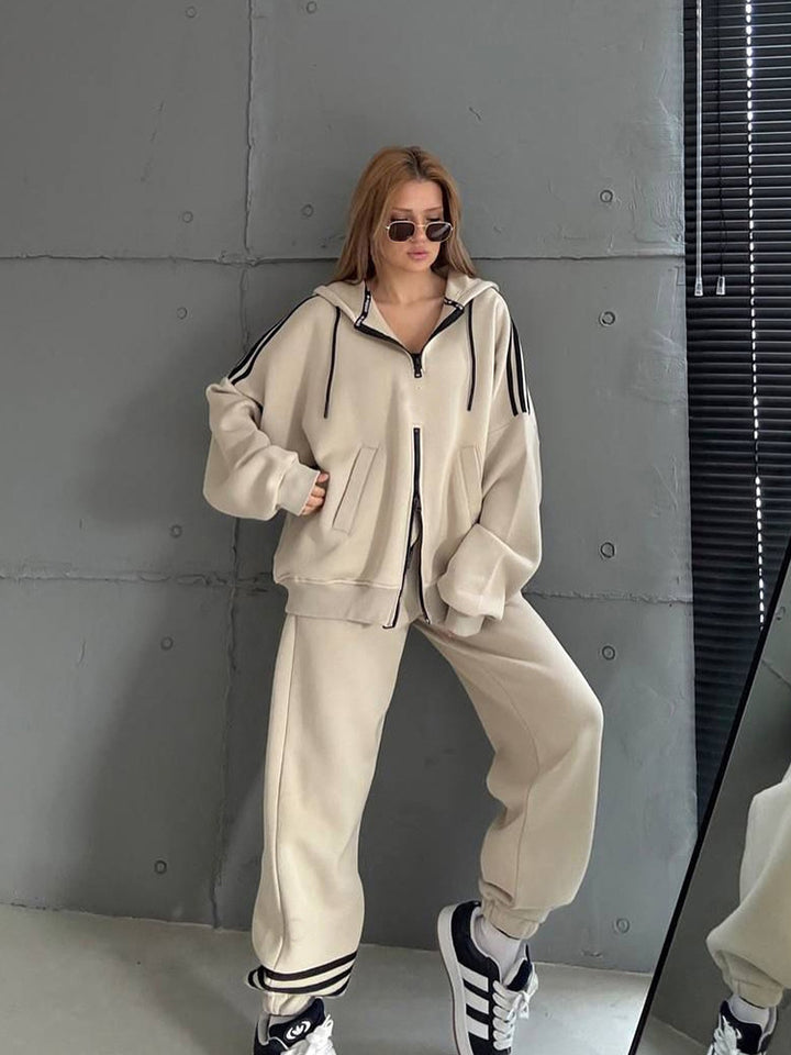 Women's Sporty Zip Hoodie Mune Fashion