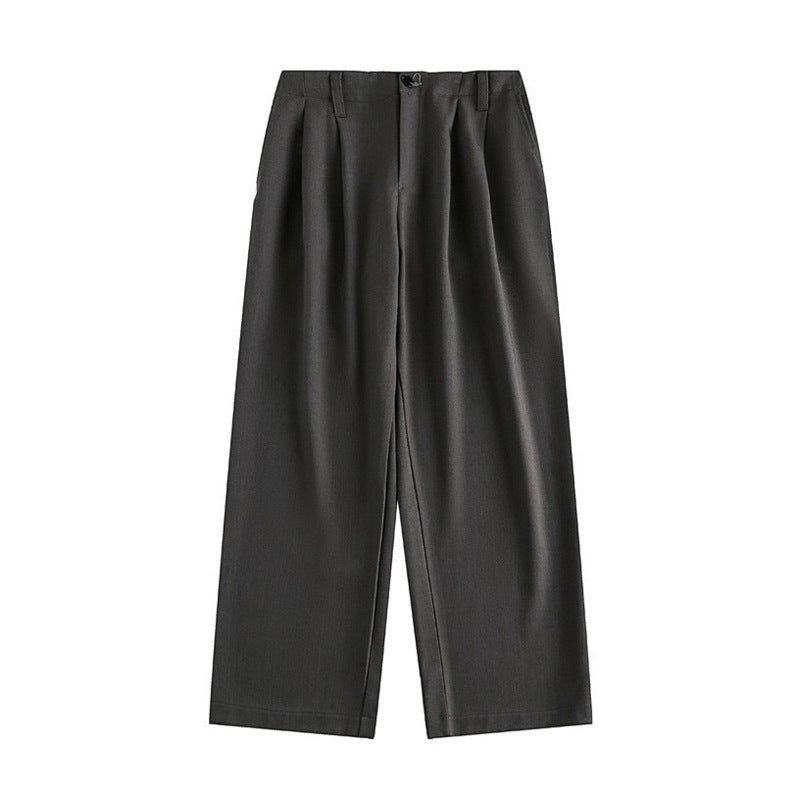 Women High-waisted wide pleated trousers with straight leg Mune Fashion