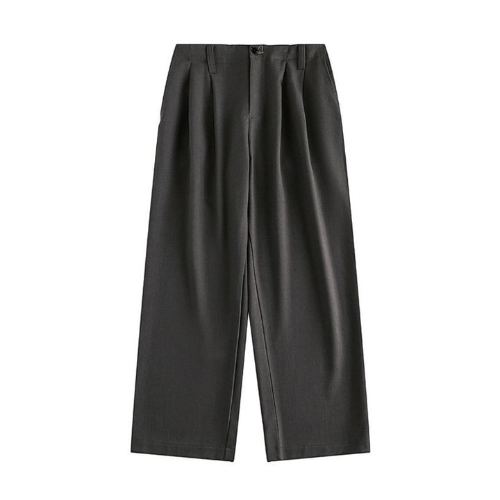 Women High-waisted wide pleated trousers with straight leg Mune Fashion