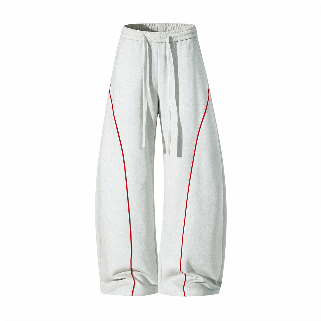 Men's Comfortable Sport Jogging Pants with Elastic Waistband and Contrast Stripes Mune Fashion