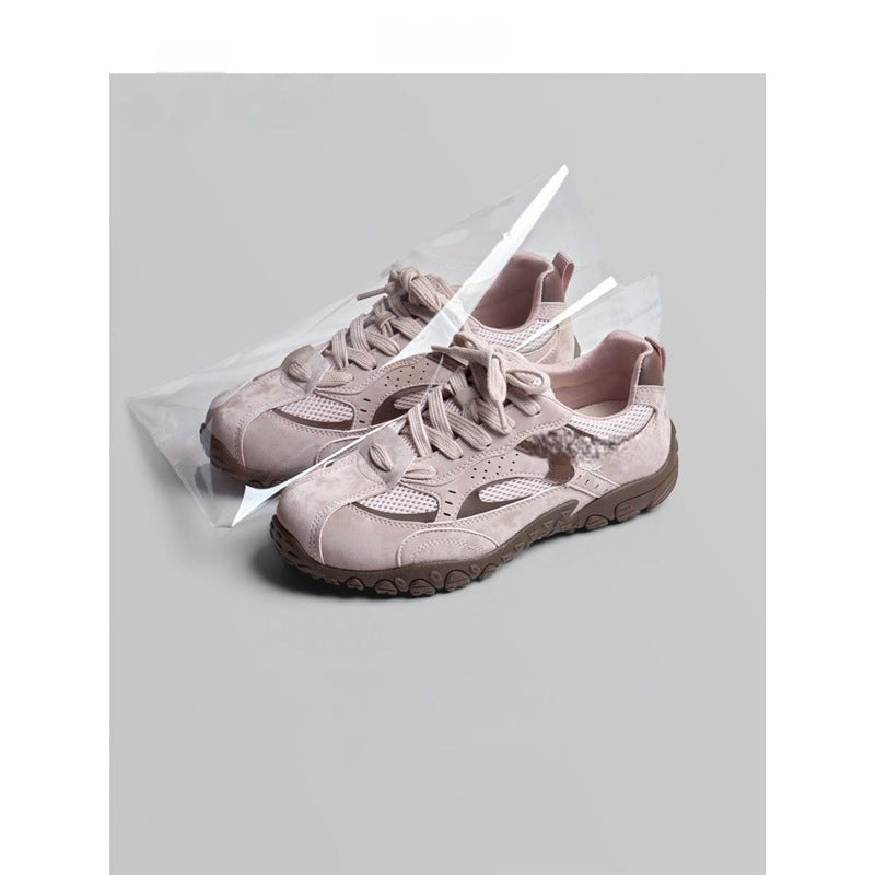 Damen Chunky Retro-Sneaker mit gepolsterter Komfortsohle und profilierter Gummisohle Mune Fashion