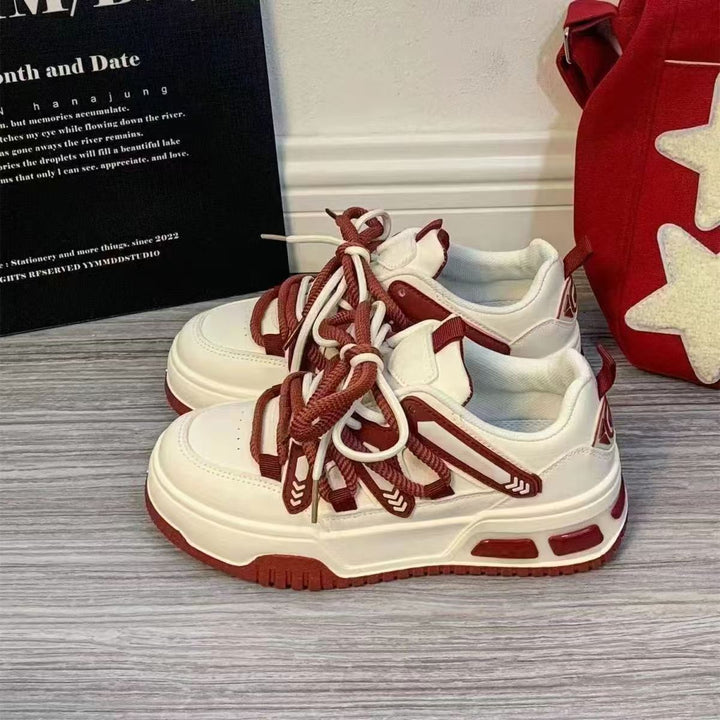 Women's Sporty Sneakers with Robust Cushioning System and Fashionable Design Mune Fashion