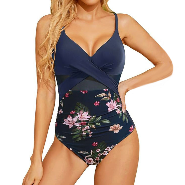 Ladies High-Quality One-Piece Swimsuit with Trendy Cut-Out Details Mune Fashion