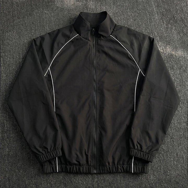 Men's sporty windbreaker with stand-up collar Mune Fashion