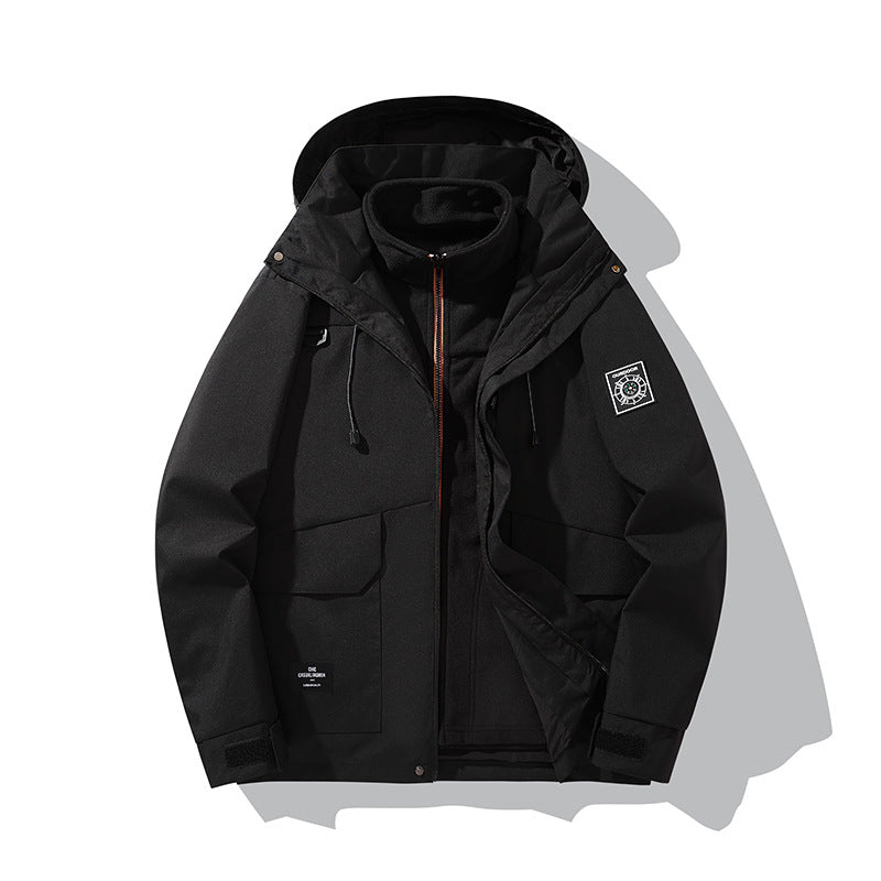 Men's Waterproof Outdoor Jacket with Hood Mune Fashion