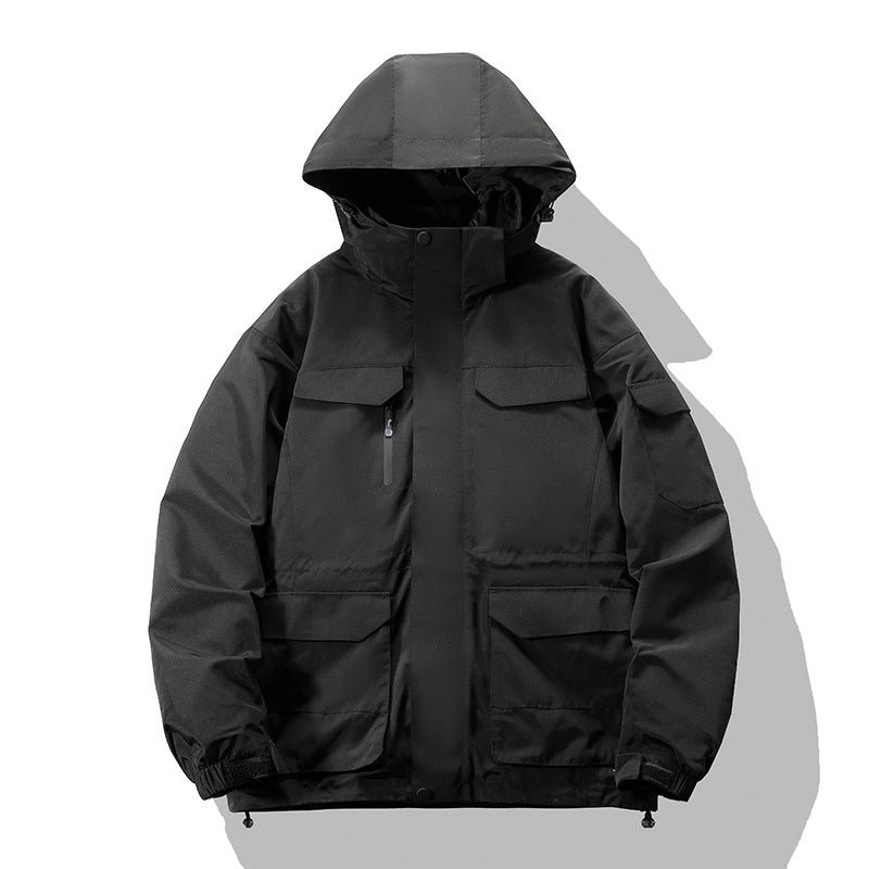 Ladies Fashion Functional Jacket with High Collar Mune Fashion
