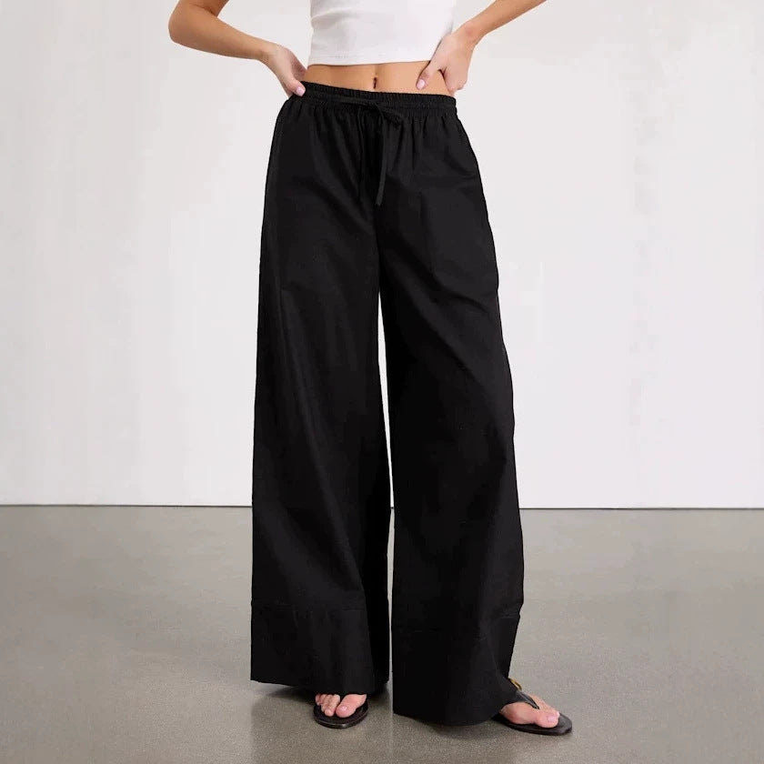 Women Airy and Comfortable Linen Pants Mune Fashion
