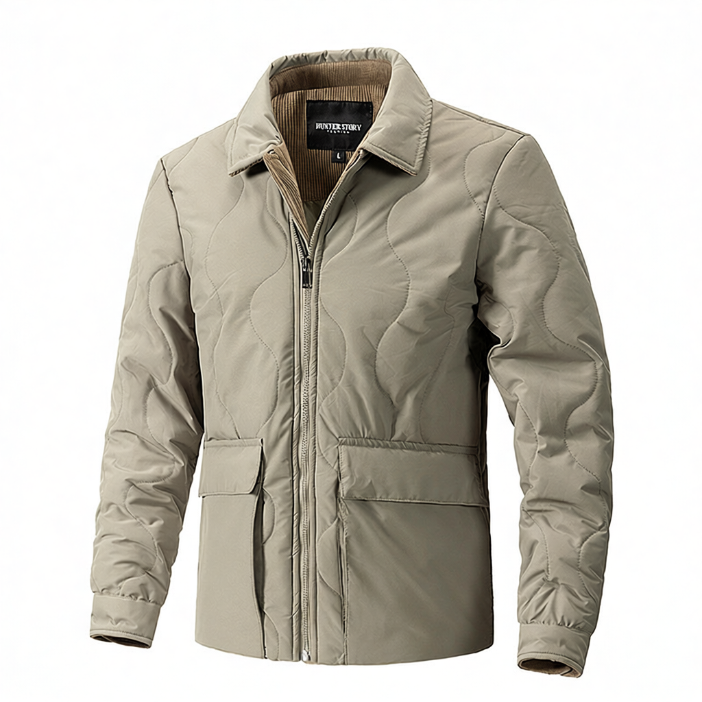 Men's padded jacket with side pockets Mune Fashion