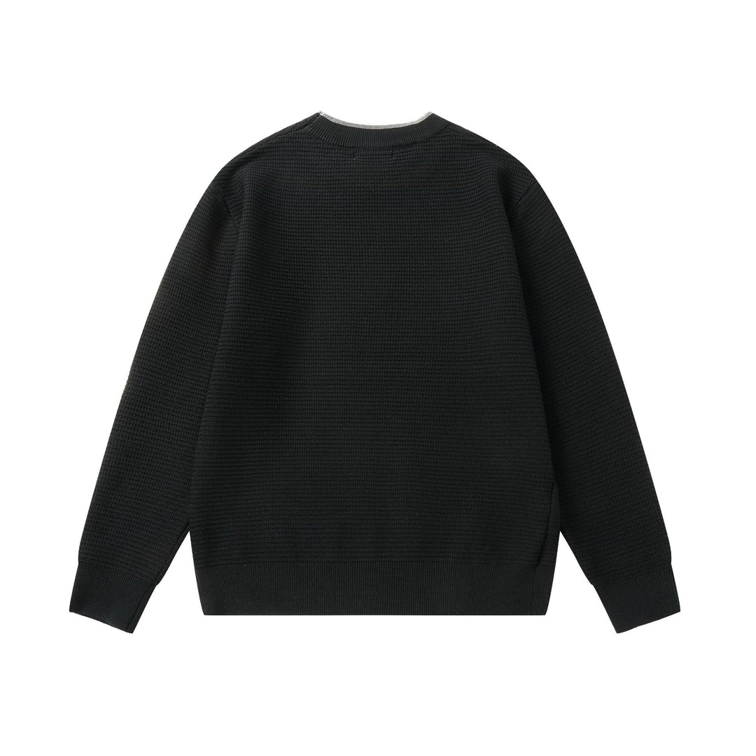 Women's Structured Round Neck Sweatshirt with Side Wedge Slit Mune Fashion