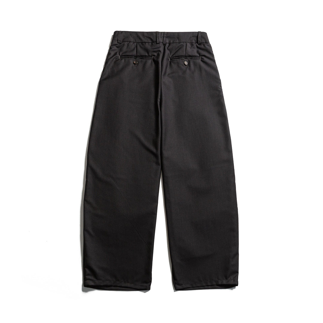 Men's cropped pants with pleats, drawstring and subtle waistband extension Mune Fashion
