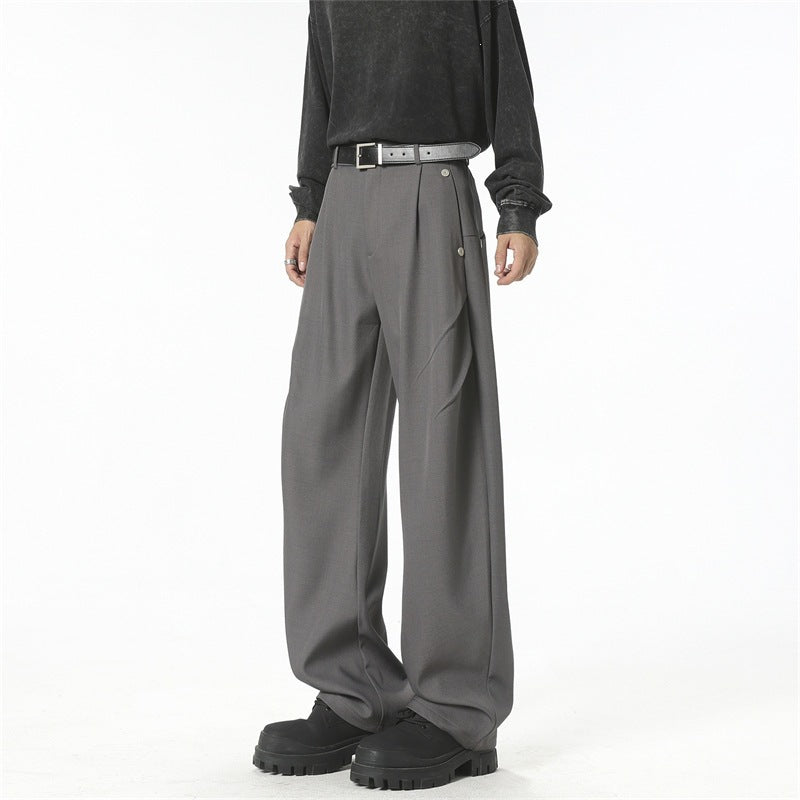 Women's Elegant Wide-Cut Suit Pants Mune Fashion