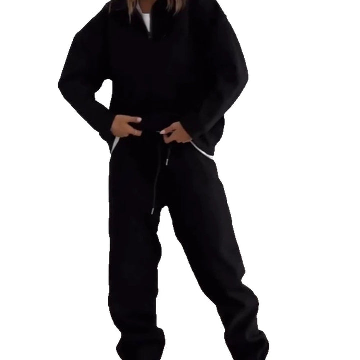 Women's casual sweatpants with high comfort waistband, brushed fleece interior, drawstring, and deep side pockets Mune Fashion