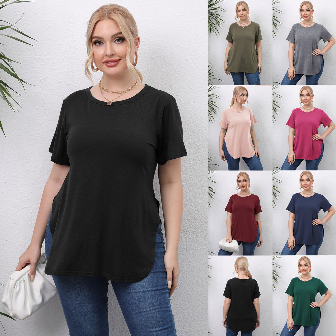 Women's casual T-shirt with side pockets Mune Fashion