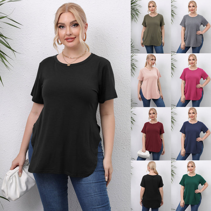 Women's casual T-shirt with side pockets Mune Fashion