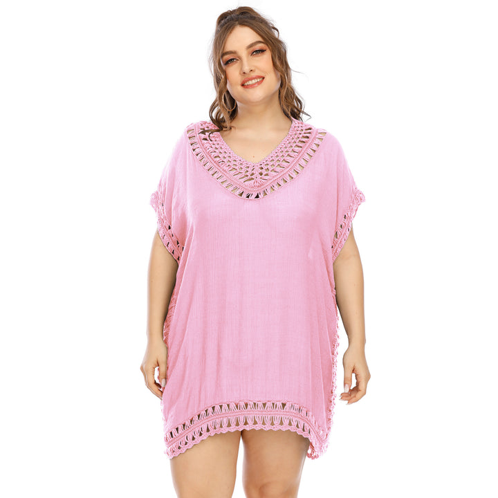 Women elegant crochet beach cover-up Mune Fashion
