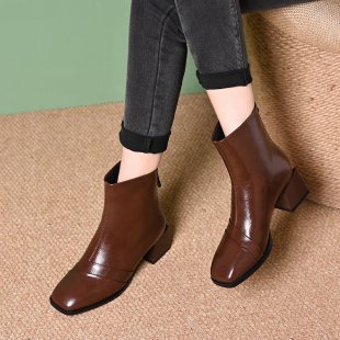 Women Elegant Chelsea Ankle Boots Mune Fashion