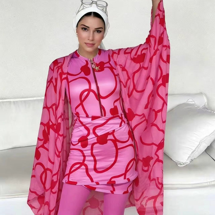 Women's fashionable bathrobe with wide cut Mune Fashion