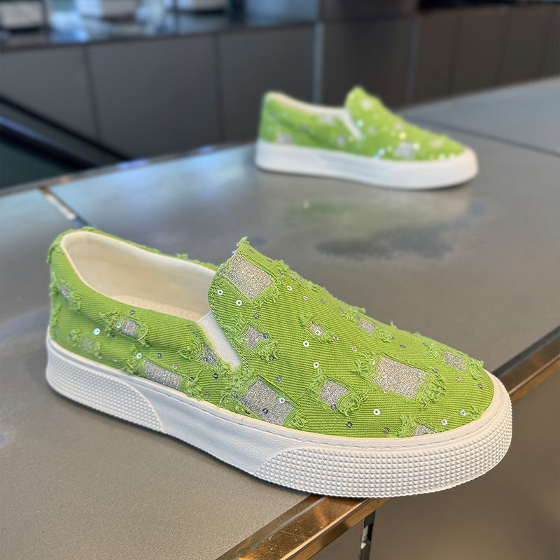Women’s trendy Slip-On Sneakers Mune Fashion