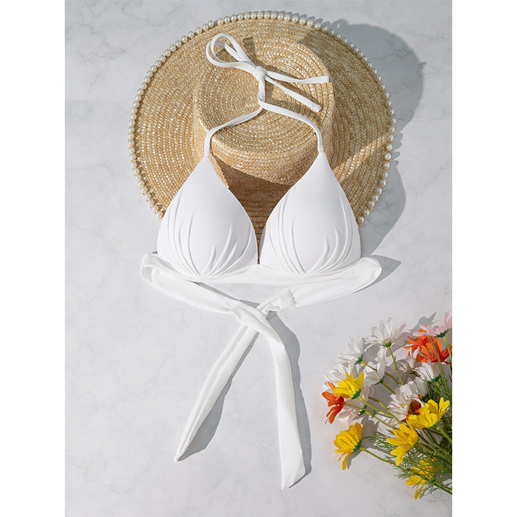 Ladies Triangle Bikini Top with Adjustable Ties Mune Fashion