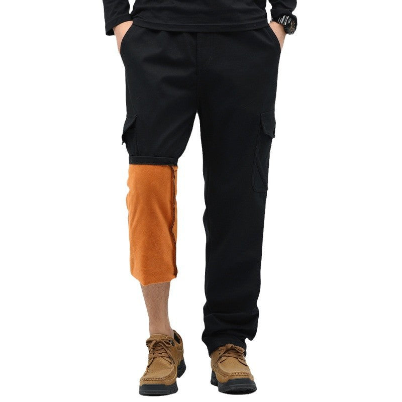 Men's Technical Cargo Pants with Thermal Lining, Inseam, Patch Pockets & Adjustable Hem Mune Fashion
