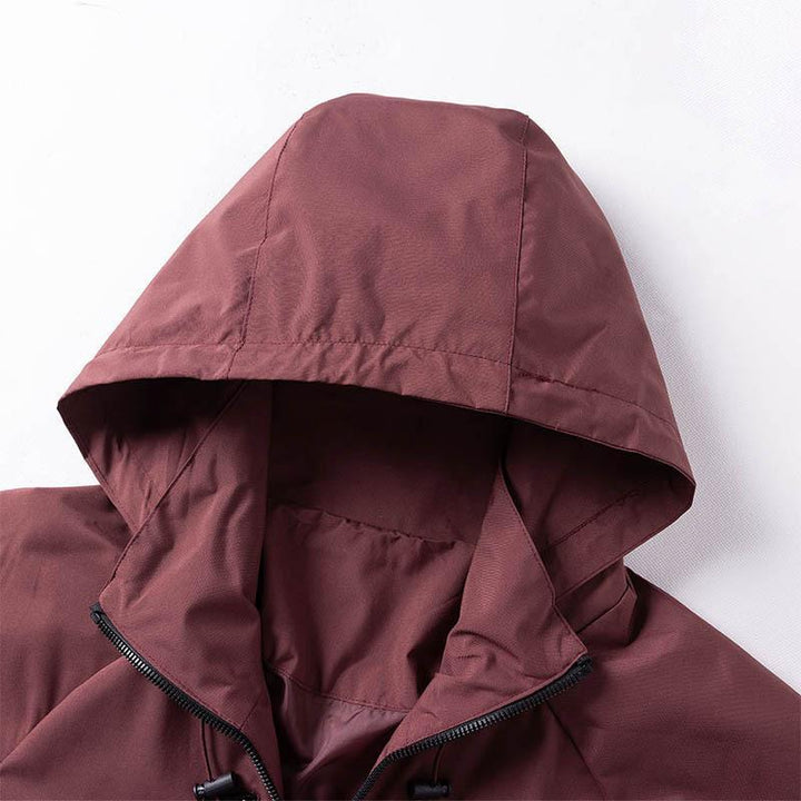 Men's Lightweight Outdoor Jacket with Adjustable Hood Mune Fashion