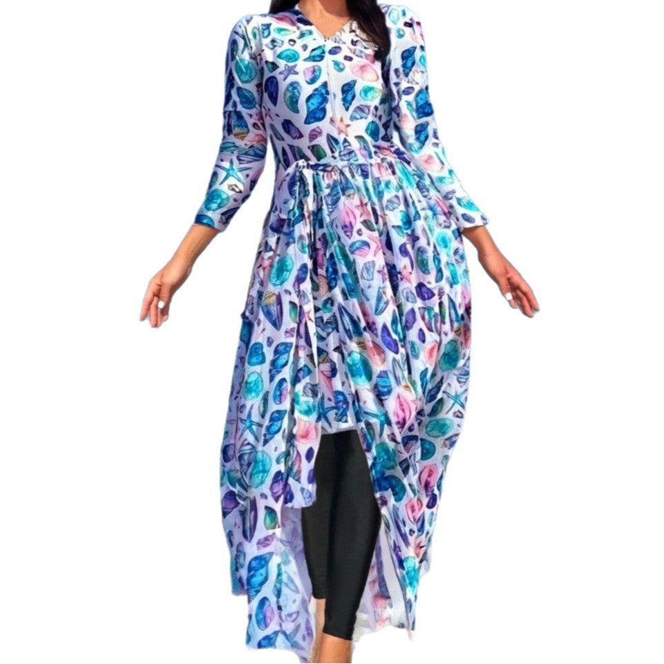 Women’s beach dress with asymmetrical cut Mune Fashion