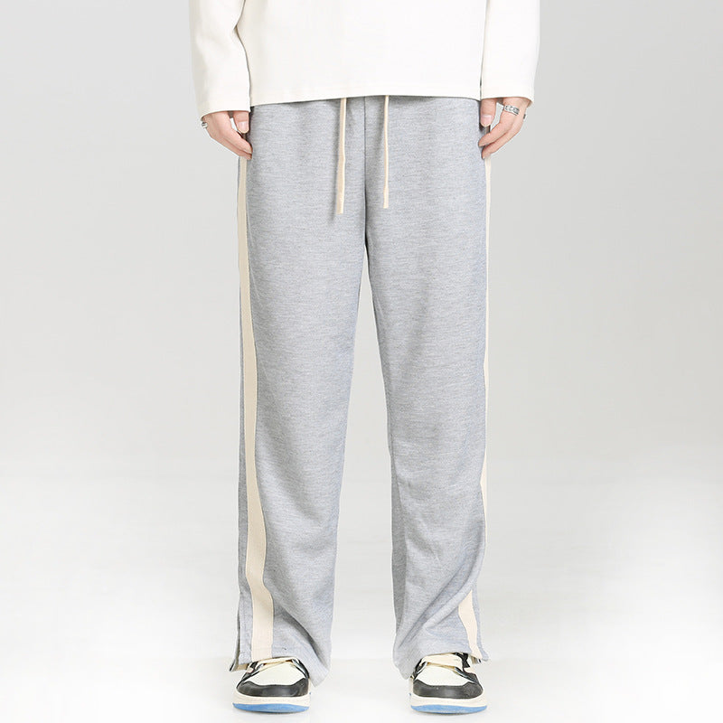 Men's Sporty Lounge Pants with Side Stripes Mune Fashion