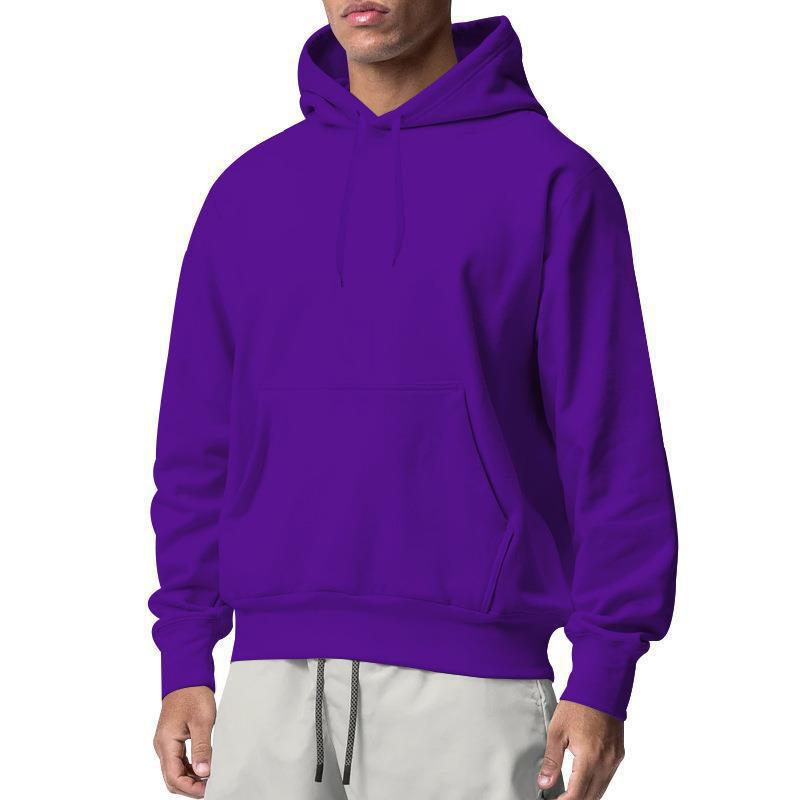Men's nan Premium Hoodie with kangaroo pocket, brushed fleece interior, reinforced neck seam, and ribbed hem Mune Fashion