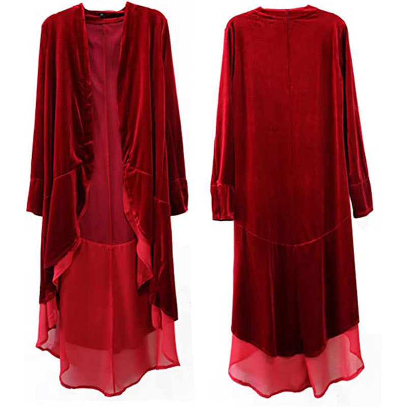 Women's romantic maxi dress with off-the-shoulder neckline, puff sleeves, fitted bodice, and side ruching Mune Fashion