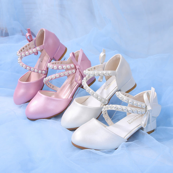 Ladies elegant ballerinas with pearl decoration Mune Fashion