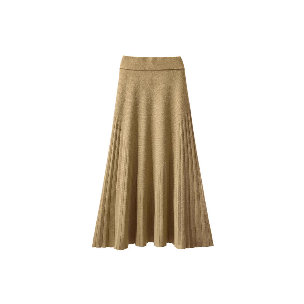 Women's Pleated Wrap Skirt Mune Fashion
