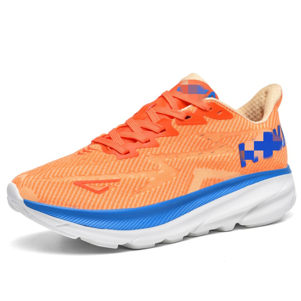Unisex lightweight street training shoes with woven performance upper and cushioned dual-layer midsole Mune Fashion