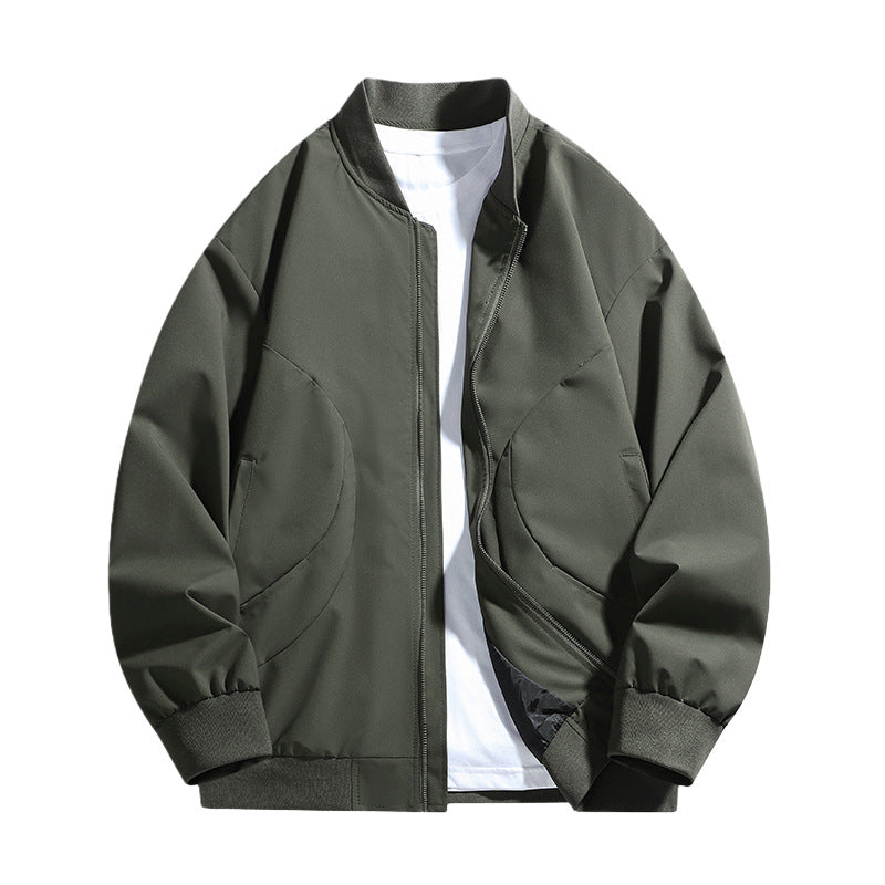 Men's bomber jacket with minimalist quilted structure, windproof and ribbed cuffs Mune Fashion