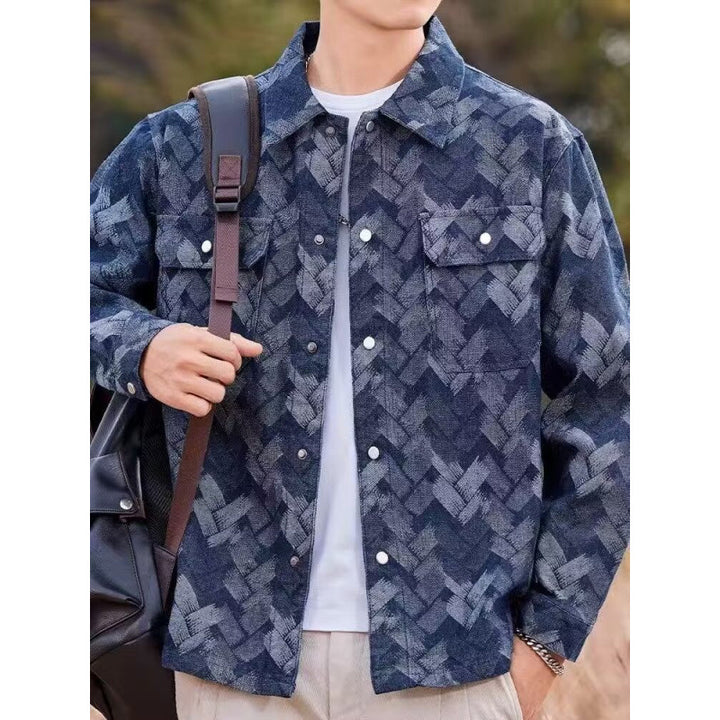 Men's Casual Pattern Jacket Mune Fashion