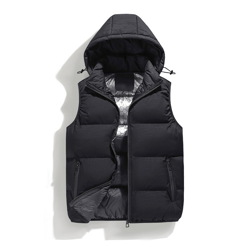 Women Padded Hooded Vest Mune Fashion