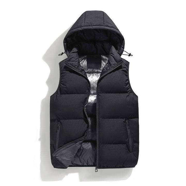 Women Padded Hooded Vest Mune Fashion