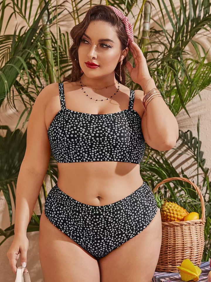Women High-Cut Bikini with Playful Polka Dot Design Mune Fashion
