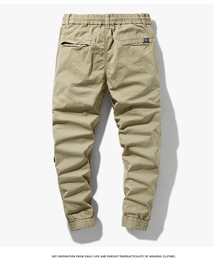 Herren Beschichtete Ripstop-Cargo-Jogginghose mit elastischem Tunnelzugbund und verstärkten Knieeinsätzen Mune Fashion