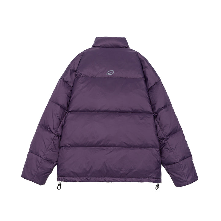Men's Padded Short Parka with High Stand Collar, Zipper Pockets and Drawstring Mune Fashion